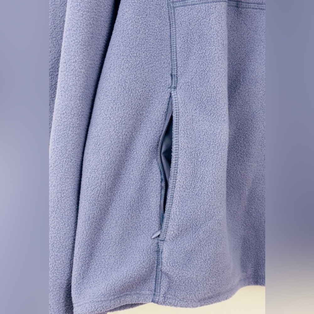 Bass Outdoor Woman’s Half Zip Fleece Pullover with Thumbholes Heron Color M NWT - Picture 7 of 13